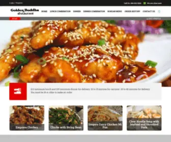 Goldenbuddhaga.com(The Golden Buddha Restaurant) Screenshot