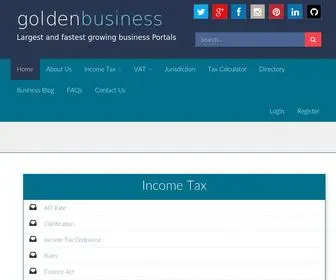 Goldenbusinessbd.com(Golden Business Bangladesh) Screenshot