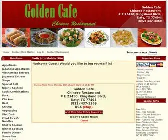 Goldencafechinese.com(Golden Cafe Chinese Restaurant Katy) Screenshot