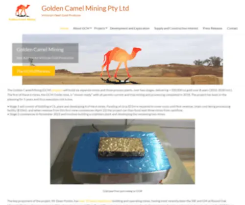 Goldencamelmining.com(Golden Camel Mining) Screenshot