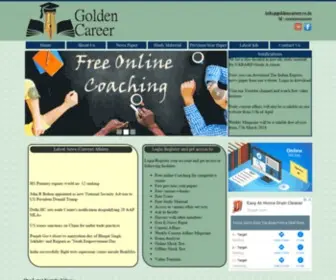 Goldencareer.co.in(Free Study Material Search Engine For All Competetive Exams IBPS SBI RRB RBI SSC Railway LIC etc) Screenshot