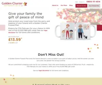 Goldencharter.co.uk(Golden Charter) Screenshot