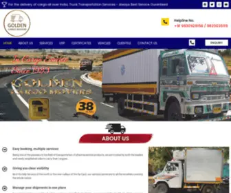 Goldencm.in(Golden Cargo Movers) Screenshot