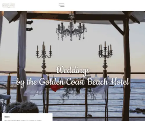 Goldencoastweddings.com(We make bespoke weddings for each couple and our flexibility) Screenshot