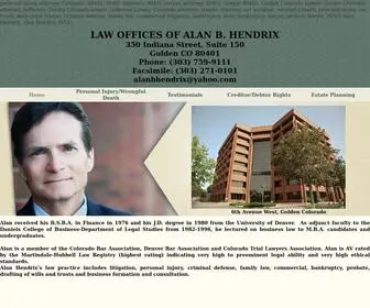 Goldencolawyer.com(LAW OFFICES OF ALAN B) Screenshot