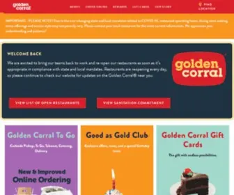 Goldencorral.com(Golden Corral) Screenshot