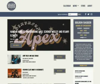 Goldendagger.com(Live Music) Screenshot