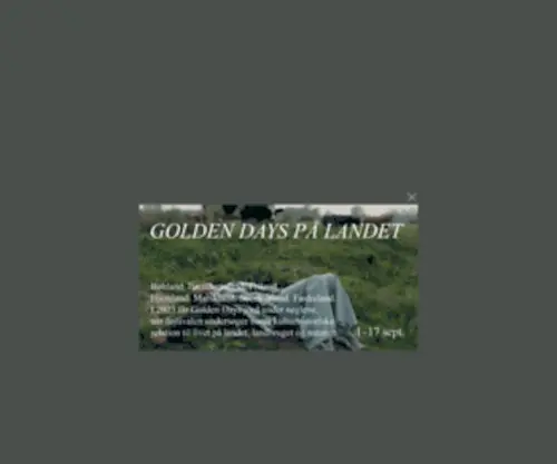 Goldendays.dk(Golden Days sekretariat) Screenshot