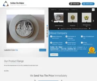 Goldendiemaker.com(Golden Die Maker) Screenshot
