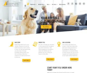 Goldendogtitle.com(Golden Dog Title & Trust) Screenshot