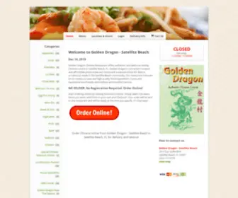 Goldendragonfl.com(Order Chinese online from Golden Dragon) Screenshot