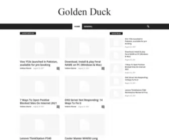 Goldenduck.org(Golden Duck) Screenshot