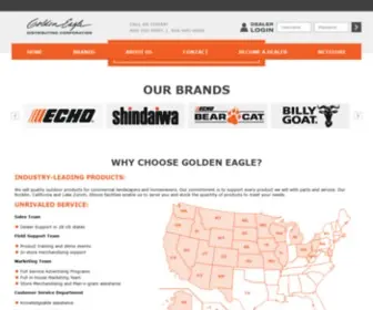 Goldeneagledist.com(Golden Eagle Distributing Corporation) Screenshot