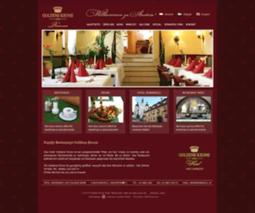 Goldenekronerestaurant.com(Goldene Krone Restaurant) Screenshot