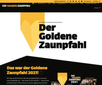 Goldener-Zaunpfahl.de(WahlDer Goldene Zaunpfahl) Screenshot