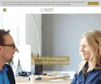 Goldener-Zirkel.com(Werbeagentur in Karlsruhe) Screenshot