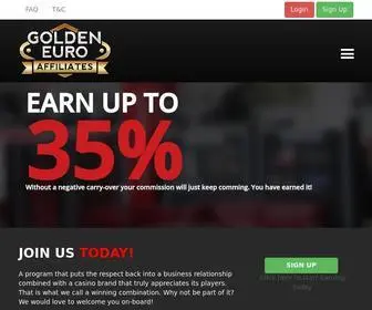 Goldeneuroaffiliates.com Screenshot