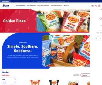 Goldenflake.com(Utz Quality Foods) Screenshot