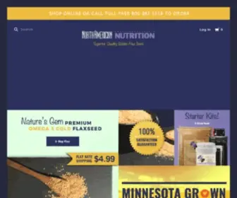 Goldenflax.com(North American Nutrition) Screenshot