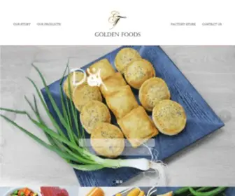 Goldenfoods.co.za(Specialists in Pies and Allied Products) Screenshot