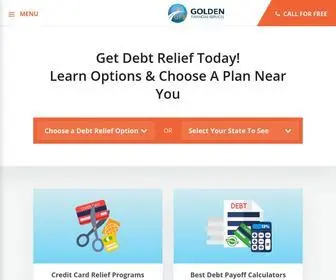 Goldenfs.org(Debt Relief) Screenshot