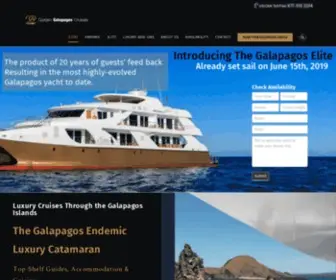 Goldengalapagoscruises.com(Golden Galapagos Cruises) Screenshot