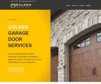 Goldengaragedoor.com(WordPress) Screenshot