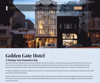 Goldengatehotel.com(Golden Gate Hotel) Screenshot