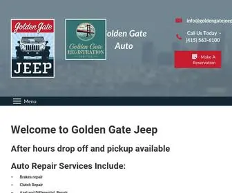 Goldengatejeep.com(Jeep Auto Repair) Screenshot