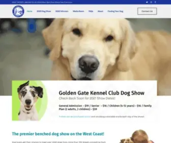 Goldengatekennelclub.com(Golden Gate Kennel Club) Screenshot