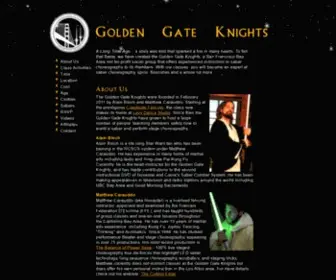 Goldengateknights.com(Golden Gate Knights) Screenshot