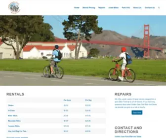 Goldengateparkbikeandskate.com(Golden Gate Park Bike and Skate) Screenshot