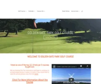 Goldengateparkgolf.com(Golden Gate Park Golf Course) Screenshot