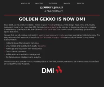 Goldengekko.com(Mobile application development) Screenshot