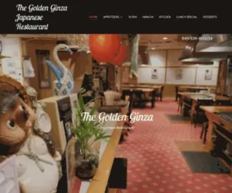 Goldenginza.com(The Golden Ginza Japanese Restaurant) Screenshot