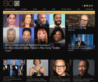 Goldenglobes.com(Golden Globes) Screenshot