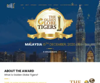 Goldenglobetigers.org(The Golden Globe Tigers Awards) Screenshot