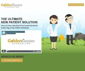 Goldengoosescheduling.com(The Ultimate New Patient Solution) Screenshot