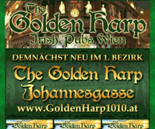 Goldenharp.at(Irish Pubs Wien) Screenshot