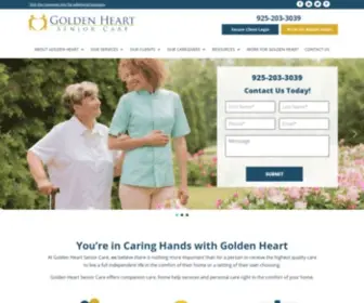 Goldenheartwalnutcreek.com(Home Care in Walnut Creek by Golden Heart Senior Care) Screenshot