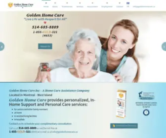 Goldenhomecare.ca(Golden Home Care) Screenshot