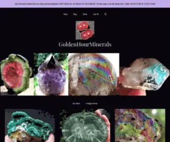 Goldenhourminerals.com(Goldenhourminerals) Screenshot