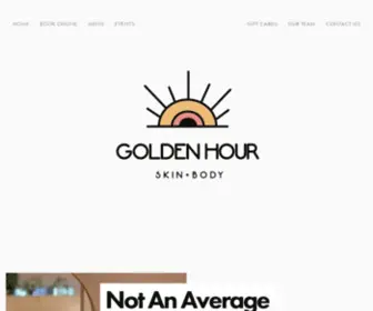 Goldenhourskincare.com(Goldenhour Skincare &amp; Bodywork) Screenshot