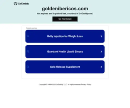 Goldenibericos.com(Ibéricos) Screenshot