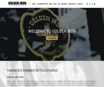 Goldenirontattoostudio.com(Golden Iron Tattoo Studio) Screenshot