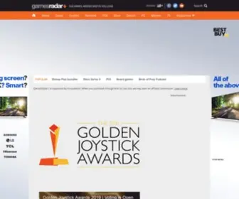 Goldenjoystick.com(Golden Joystick Awards 2019) Screenshot