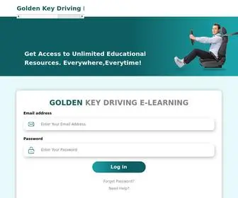 Goldenkeydrivingelearning.com(Golden Key Driving E) Screenshot