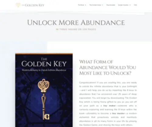 Goldenkey.gift(The Golden Key) Screenshot
