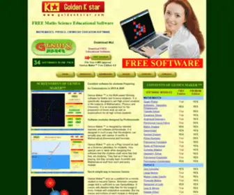 Goldenkstar.com(FREE Maths Science Education Software) Screenshot