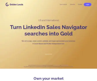 Goldenleads.io(Golden Leads) Screenshot